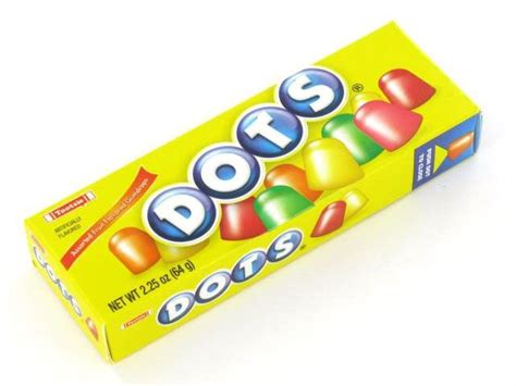 Dots Original 225 Oz Box Chewy Candy Candy Dots Candy