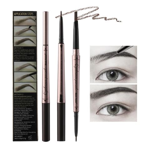 1pc Fine Sketch Double Head Liquid Eyebrow Pen Waterproof Tattoo Super