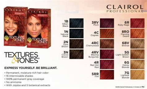 Textures And Tones Permanent Hair Color