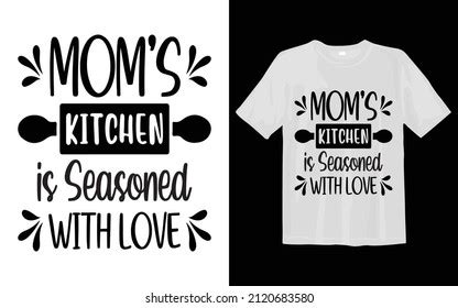 Moms Kitchen Seasoned Love Kitchen Svg Stock Vector Royalty Free