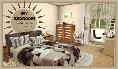Bedroom With Office At Dinha Gamer Sims 4 Updates