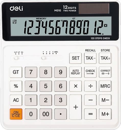 კალკულატორი 12 თანრიგიანი Deli M010 კალკულატორები