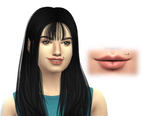 Best Lip Piercing Custom Content For The Sims 4 — Snootysims