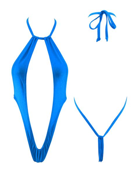 Turquoise Slingshot Bikini Extreme Micro Bikini Sherrylo Swimwear