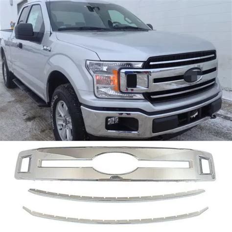 Grille Covers For 2018 2019 2020 Ford F150 Xl Front Bumper Grill Trim