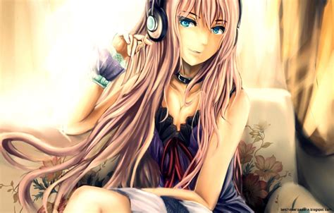 Anime Girl Listening Music Wallpaper Best Hd Wallpapers