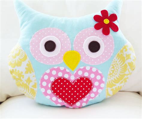 Darling Owl Pillow Sewing Toys Sewing Crafts Sewing Projects Sewing