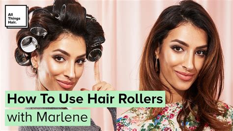 How To Use Hair Rollers Voluminous Curls Youtube