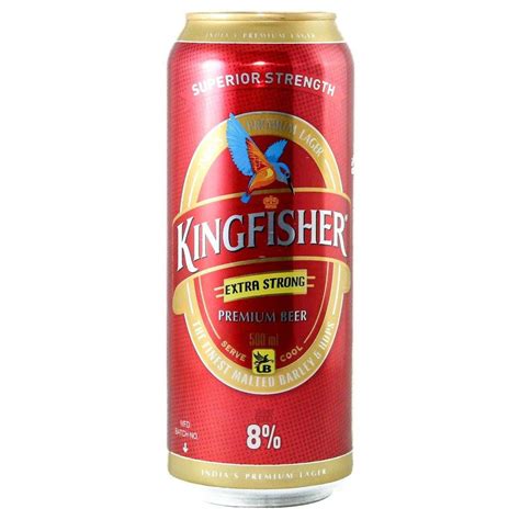 Kingfisher Extra Strong Beer Cans 8 500ml Auzi Liquor