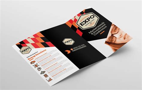 Business Expo Tri Fold Brochure Template Psd Ai And Vector Brandpacks