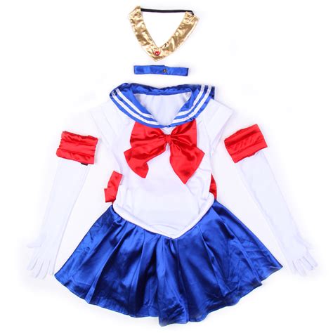 Sailor Moon Costume Cosplay Uniform Sailormoon Fancy Dress Outfit
