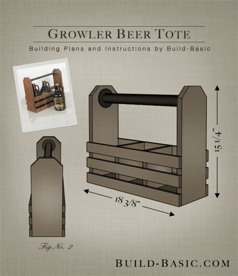 We were the first organized database of free woodworking. Build a Growler Beer Tote ‹ Build Basic