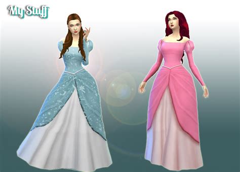 Sims 4 Ccs The Best Ariel Dress By Kiara24