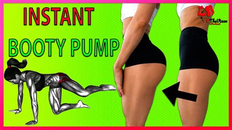Instant Booty Pump At Home Simple Bubble Butt Workout No Equipment The Vixen Workout Youtube