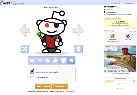 Reddit now lets you make your own 'Snoo' avatar, adds two new features ...