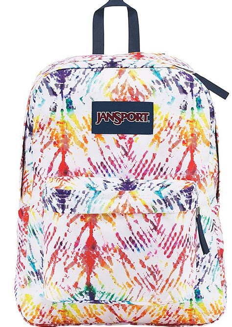 Jansport Superbreak Backpack Rainbow Tie Dye Js00t50134q