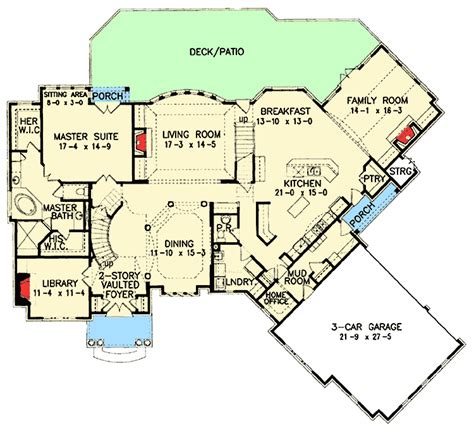 4 Bedroom Dream Home Plan With Bonus Expansion 25606ge