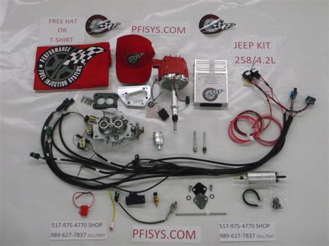 Complete Tbi Conversion Kit For 42l258 Ci 6 Cylinder