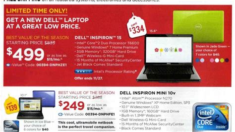 Dells Black Friday Ad Leaks A Few Good Laptop Deals