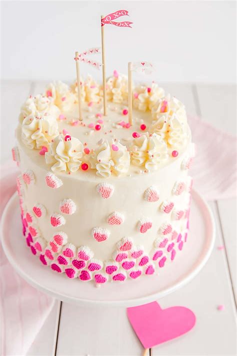Frost the from scratch cake with cooked pink cupcakes. Pink Velvet Cake | Liv for Cake
