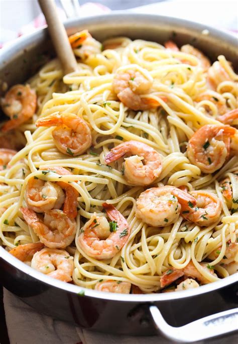 easy and delicious shrimp scampi in 2021 buttery shrimp italian seafood recipes comfort food