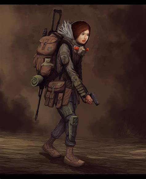 Post Apocalyptic Character Design By Danillovesfood On Deviantart