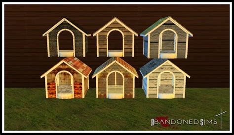 Abs Haggys Functional Abandoned Dog House At Abandoned Sims • Sims 4