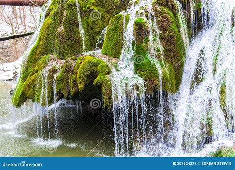 One Of The Most Beautiful Waterfall In The World Bigar Waterfall Stock