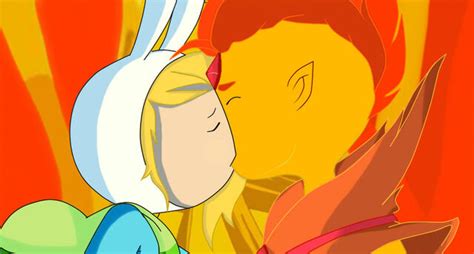 Image Flame Prince And Fionna First Kiss  Adventure Time Fanon Wiki Fandom Powered By Wikia