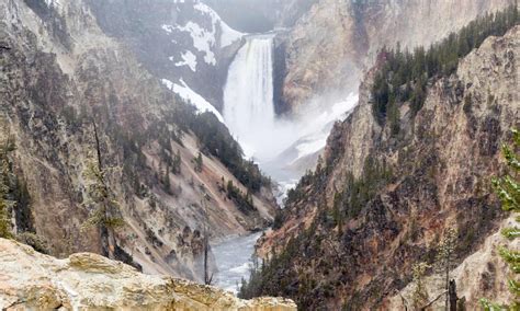 The Glory Of Yellowstone National Park In Winter Us National And