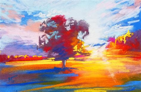 Mikko Tyllinen`s Art Blog Autumnal Landscape Soft Pastel On Paper