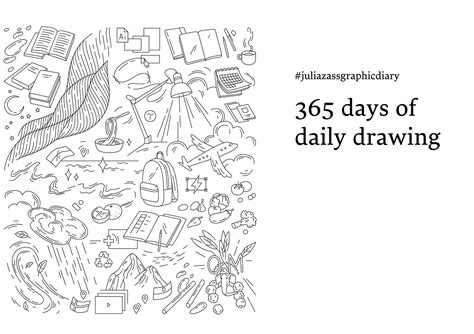 365 Days Of Daily Drawing On Behance