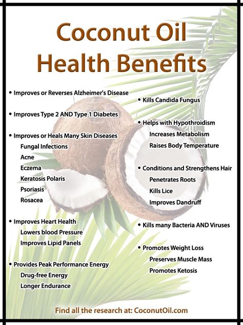 The Health Benefits Of Virgin Coconut Oil