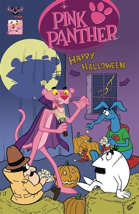 Pink Panther Trick Or Pink 1 Main Cvr Vintage Disney Posters Retro