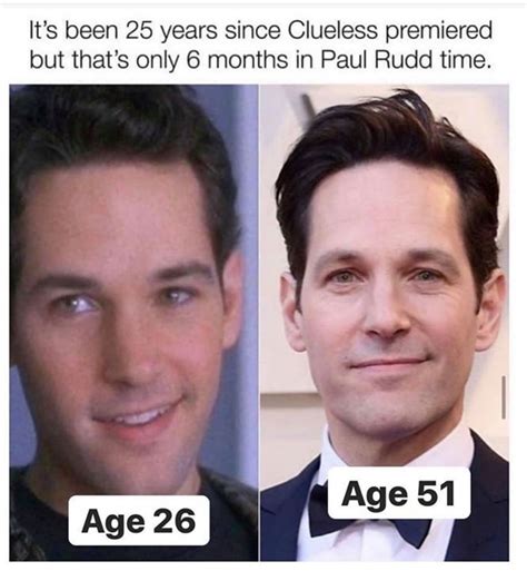 Rudd, alongside actress sarah paulson, inadvertently made a case for himself as the best visual effects recipient: Paul Rudd does. not. age! | c91.3FM Macarthur's Radio Station