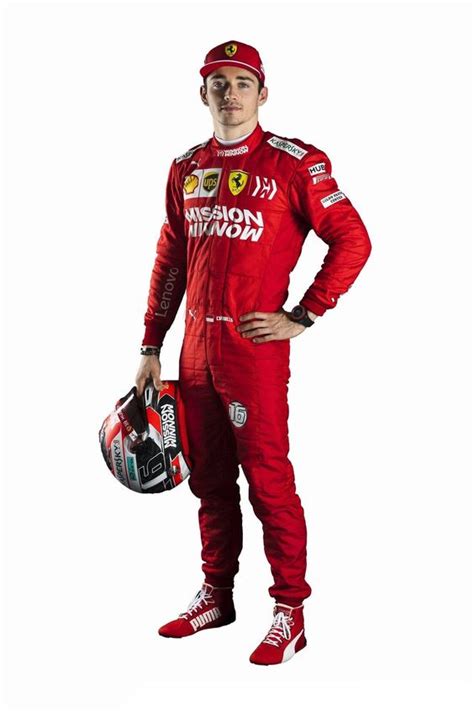 F1 Charles Leclerc 2019 Ferrari Printed Race Suit Pearlracewear
