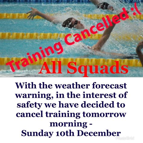 Training Cancelled Sunday 10th December Sliabh Beagh Asc