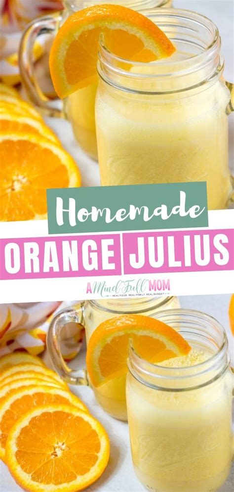 A Dairy Free Zero Sugar And Healthy Homemade Orange Julius Recipe