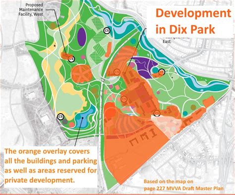 Draft Master Plan Development Areas Dorothea Dix Park
