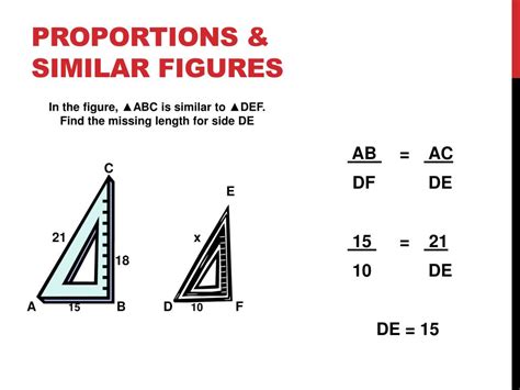 Ppt Proportions And Similar Figures Powerpoint Presentation Free