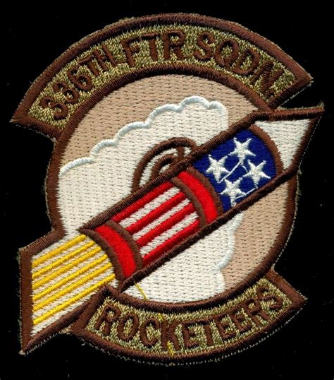 Usaf 336th Fighter Squadron Rocketeers Desert Patch Kp 8 4640911060