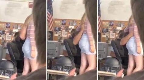 Una estudiante filmó a un profesor manoseando a otra alumna durante la