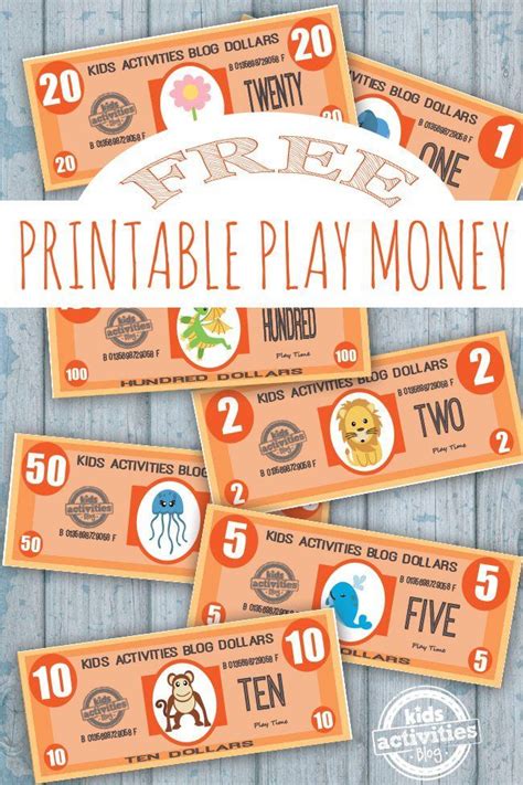 May 16, 2019 · you can also use one of these free ticket templates as invitations to a future event. Play Money {Free Kids Printable} | Printable play money ...