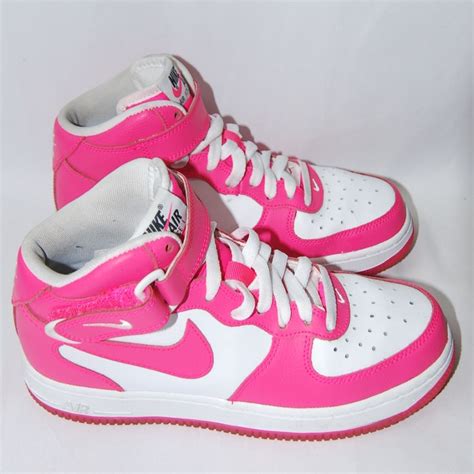 nike shoes nike af1 hot pink sz 5y color pink white size 5bb hot pink shoes pink