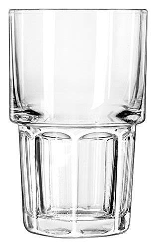 Libbey 15654 Gibraltar Stackable Beverage 12 Oz 5 Height 3 125 Width 5 Length L Clear