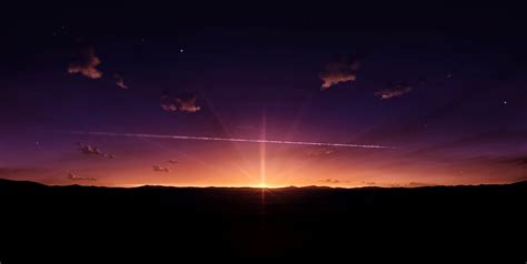 Anime Sunset K Ultra Hd Wallpaper By Banishment