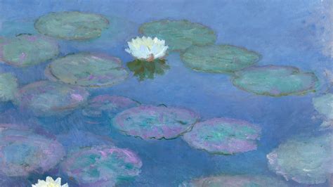 Claude Monets Water Lilies Painting On Display At Speed Art Museum