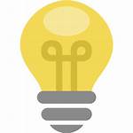 Icon Bulb Idea Thinking Flat Profile Newdesignfile