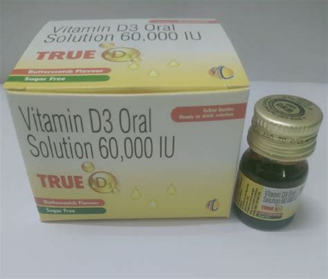 Cholecalciferol 60000 Iu Oral Solution Vitamin Type Vitamin D3 Form