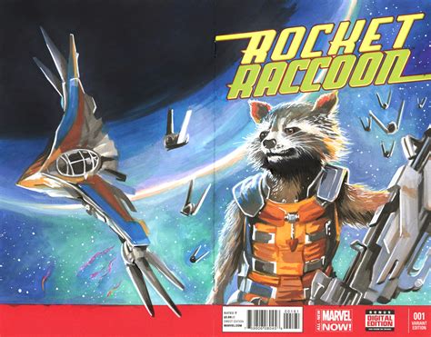 Rocket Raccoon Issue 1 Variant By Danomano65 On Newgrounds